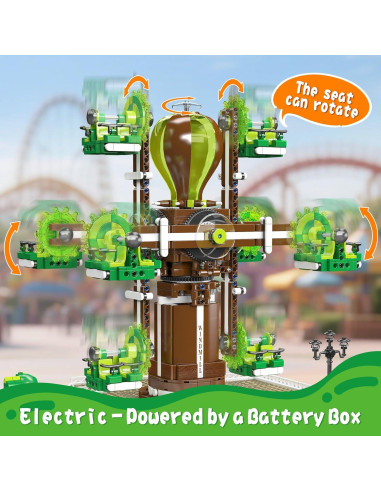 Set de Construcción Mould King 11026 - Molino de Viento 2148 Piezas