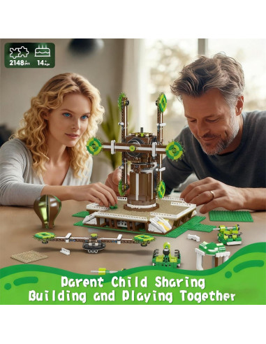 Set de Construcción Mould King 11026 - Molino de Viento 2148 Piezas