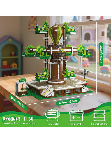 Set de Construcción Mould King 11026 - Molino de Viento 2148 Piezas