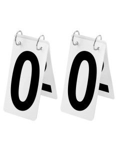 Marcador de Puntuación GOGO 2 Juegos PVC 6.4x12.7cm Doble Cara