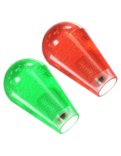 Mango de Joystick Ovalado uxcell Rojo Verde 52mm x 30mm M6