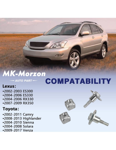 Juego de Tornillos y Tuercas MK-Morzon para Filtro de Aire