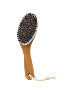 Cepillo Corporal Exfoliante YIOYOODA de Caballo con Mango Curvado 24.89 cm