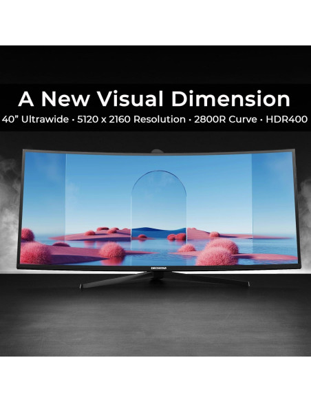Monitor Deco Gear 40" UltraWide 5K VIEW401, IPS, HDR10, 21:9