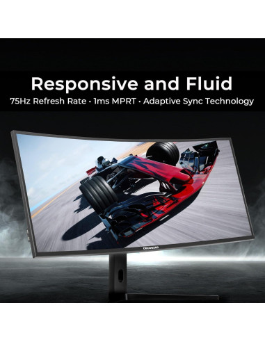 Monitor Deco Gear 40" UltraWide 5K VIEW401, IPS, HDR10, 21:9
