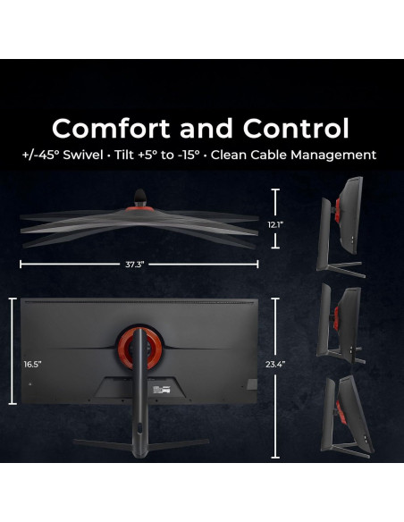 Monitor Deco Gear 40" UltraWide 5K VIEW401, IPS, HDR10, 21:9