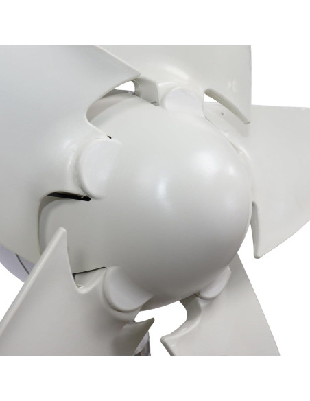 Generador Eólico Awjaisca 1200W Blanco, 5 Palas, Resistente