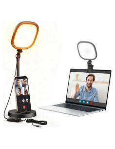 Luz de Anillo yAyusi con Soporte Retráctil 20-28.7 cm LED