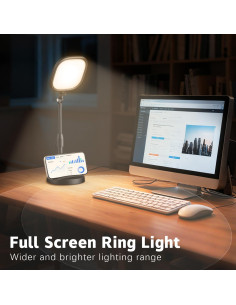 Luz de Anillo yAyusi con Soporte Retráctil 20-28.7 cm LED 2