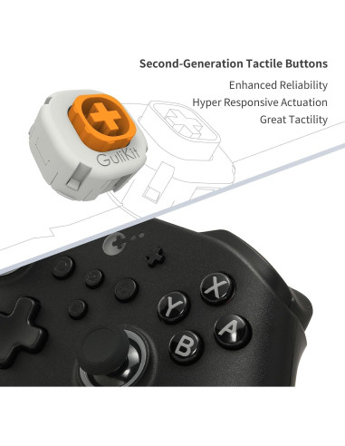 Controlador GuliKit KK3 Pro - Joysticks Hall - Negro