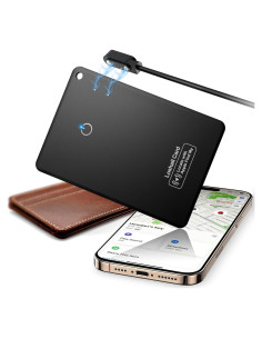 Rastreador Bluetooth MINGJIXIN Air Wallet para iOS - Recargable y Resistente al Agua