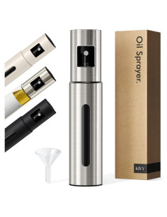 Rociador de Aceite de Vidrio KIVY 100ml Acero Inoxidable