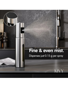 Rociador de Aceite de Vidrio KIVY 100ml Acero Inoxidable 2