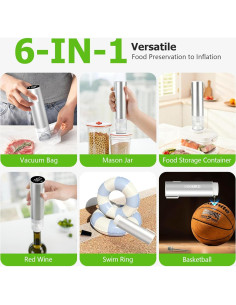 Sellador de Vacío INKBIRD 6-en-1 Portátil con Accesorios 2