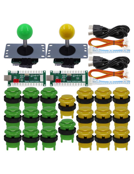 Controlador Arcade SJ@JX 2 Jugadores USB Joystick y Botones