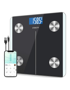 Báscula Inteligente Recargable Etekcity ESF93 con IMC y Grasa