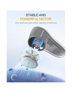 Quitapelusas Eléctrico BEAUTURAL 1-MR02NA10 Recargable 6 Hojas 2