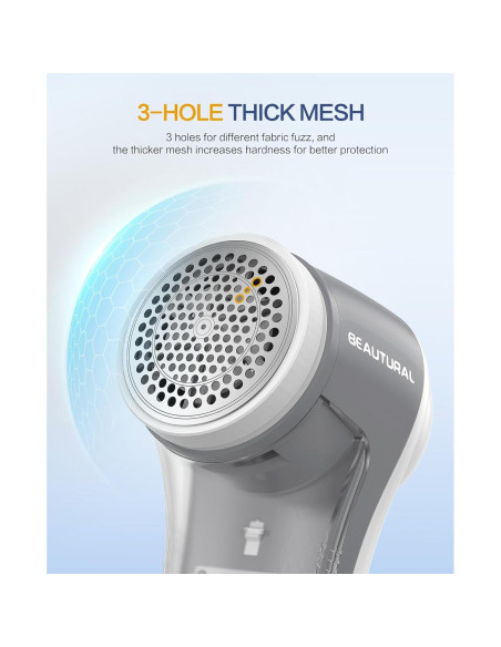 Quitapelusas Eléctrico BEAUTURAL 1-MR02NA10 Recargable 6 Hojas