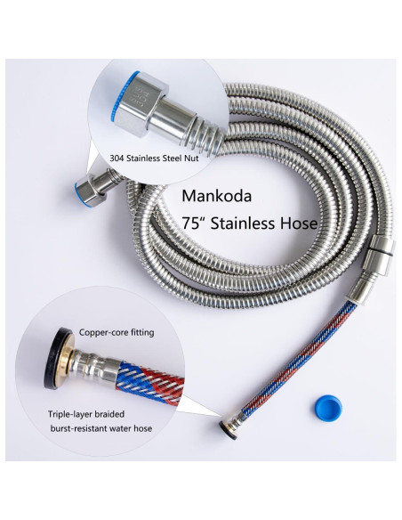 Cabezal de Ducha Filtrado Mankoda con 3 Modos y 12 Filtros