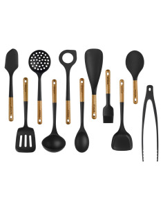 Juego de Utensilios de Cocina STAUB 11 Piezas Silicona y Madera