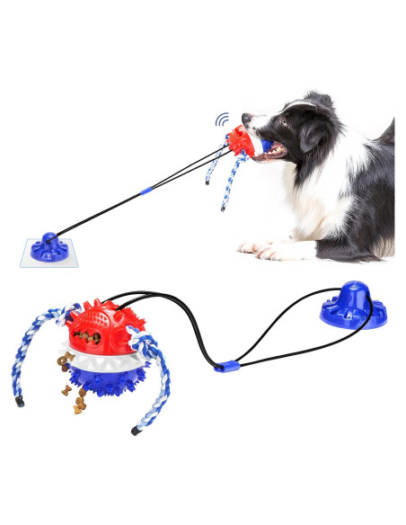 Juguete Interactivo para Perros Gootosee con Ventosa y Bola Dispensadora