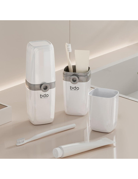 Estuche de viaje para cepillo de dientes y jabón FQDGTFA set de 2