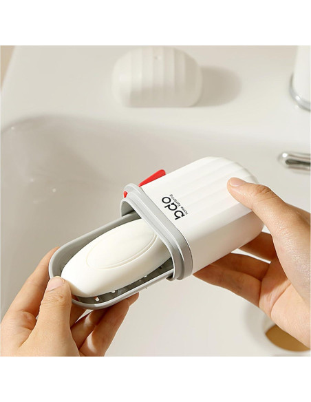 Estuche de viaje para cepillo de dientes y jabón FQDGTFA set de 2