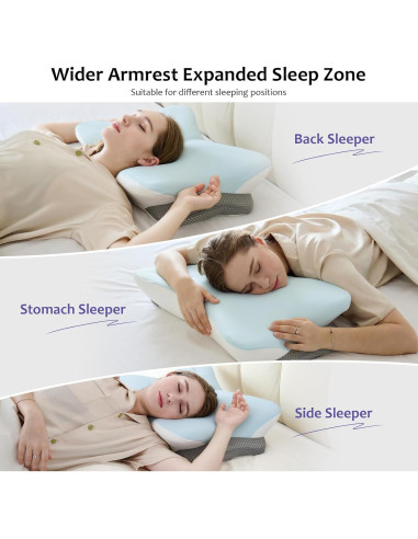 Almohada Cervical Ergonómica SUBCULTUREPICK 61.5x42 cm