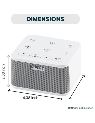 Máquina de Ruido Blanco Serene Evolution 30 Sonidos - Marrón