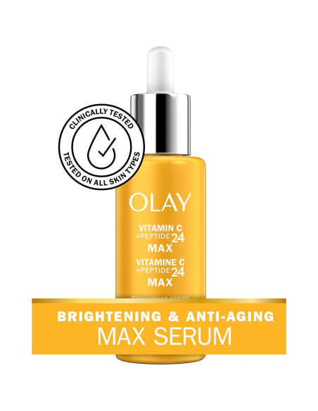Suero Iluminador Olay Vitamina C + Péptido 24, 40 mL