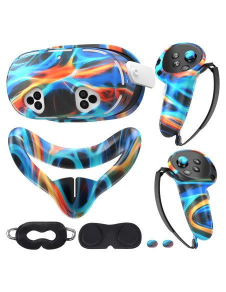 Accesorios Meta Quest 3S KANG YU - Cubiertas de Silicona