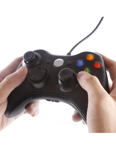 Controlador USB Epic Story para Xbox 360 y PC con cable