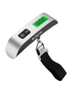 Báscula Digital de Equipaje 50 kg pwkauka con Pantalla LCD