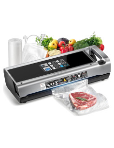 Máquina Selladora al Vacío LKKNC 220W Plata 90KPa Automática