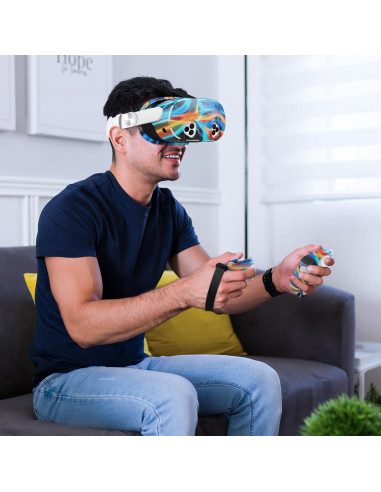 Accesorios Meta Quest 3S KANG YU - Cubiertas de Silicona