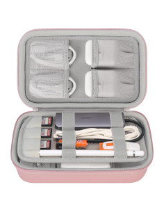 Organizador de Cables de Viaje Elonbo Rosa Dorado 23.4x15cm