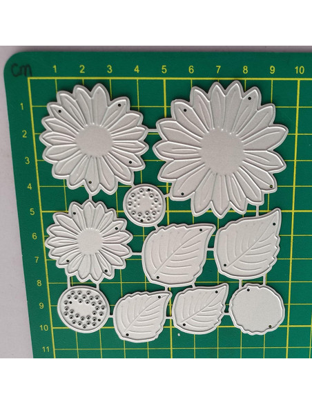 Troqueles de Corte de Metal UVATAHONA Girasoles 9.9x10.7cm