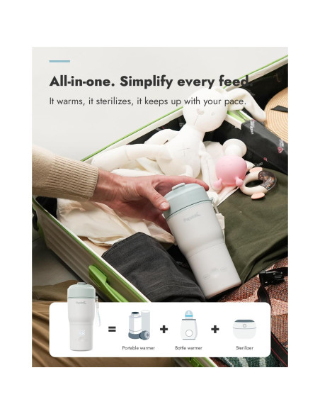 Calentador de Botellas Portátil Papablic 85W con Esterilizador