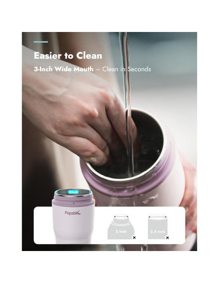 Calentador de Botellas Portátil Papablic 85W con Esterilizador