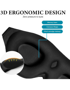 Gafas de Humedad para Ojos Secos ROBOHOOK 3D Ajustables 2