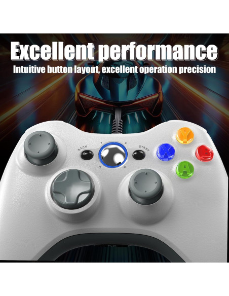 Controlador Gamrombo con cable para Xbox 360 - Paquete de 2