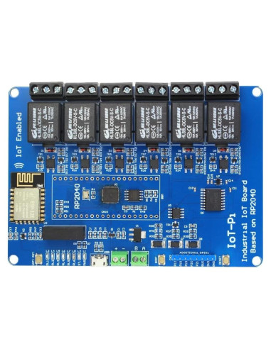 Placa IoTPi 6 Canales SB Components con RP2040 y Wi-Fi