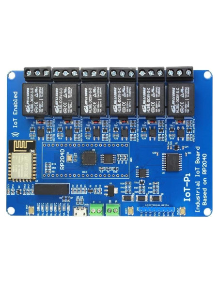 Placa IoTPi 6 Canales SB Components con RP2040 y Wi-Fi