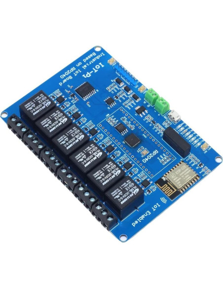Placa IoTPi 6 Canales SB Components con RP2040 y Wi-Fi