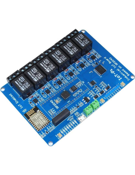 Placa IoTPi 6 Canales SB Components con RP2040 y Wi-Fi