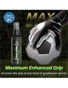Spray de Agarre para Guantes de Portero Clbort 100ml + Lavado 100ml 2
