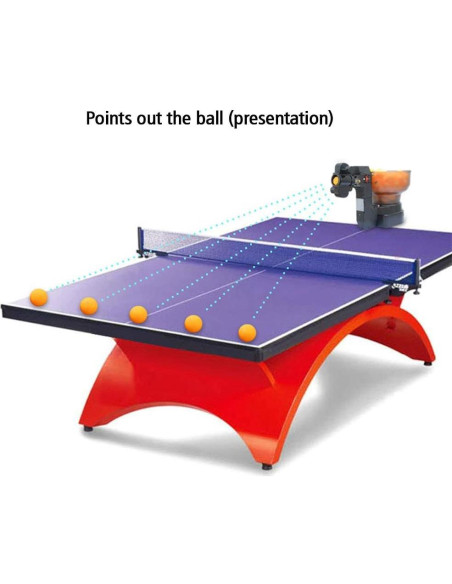 Robot de Tenis de Mesa ZXMOTO HP-07 con Ajuste de Giro y Velocidad