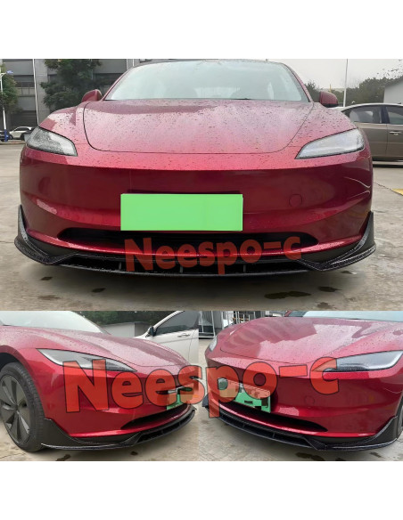 Divisor de Labio Frontal NEESPOC para Tesla Modelo 3 2024-2025