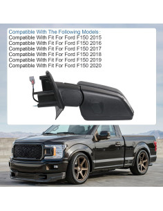 Espejo Retrovisor Lateral Izquierdo JDMSPEED Ford F150 2015-2020 2