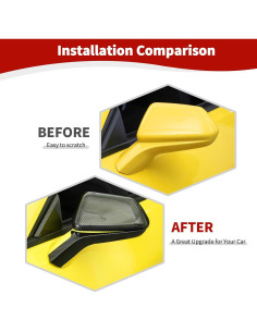 Cubierta de Espejo Lateral RT-TCZ para Camaro 2016-2024 Fibra Carbono 2